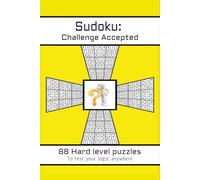 Sudoku: Challenge Accepted: 88 Hard Level Puzzles to test your logic anywhere. Perfect for Sudoku enthusiasts seeking hard puzzles that challenge the mind.