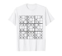 Sudoku costume puzzle adulte puzzle ami cadeau Carnaval T-Shirt