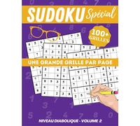 Sudoku Diabolique volume 2: Cahier spécial gros caractères, très lisible | 120p Grand Format A4 21 x 29,7cm | Une grande grille par page, pour adultes joueurs très confirmés et experts
