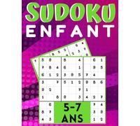 Sudoku enfant 5-7 Ans: jeux pour jouer en famille, 200 grilles trois niveaux avec instructions et solutions, cadeau Pour garçons et filles