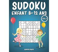 Sudoku Enfant 8-12 ans: 200 Sudoku pour Enfants de 8 à 12 ans avec solutions - entraîne la mémoire et la logique Vol 1