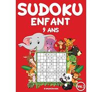 Sudoku enfant 9 ans: 200 Sudokus faciles pour enfants - avec instructions et solutions (Vol. 1)