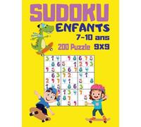 Sudoku Enfants 7-10 ans: Grilles 9X9 adaptées aux enfants| Niveau très facile et facile |200 grilles de Sudoku avec solutions | 21,59 cm x 27,94 cm - ... idéal pour les petits amoureux de casse-tête