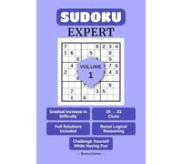 Sudoku Expert Volume 1: Solutions Included | Large Print | 6in x 9in