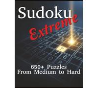 Sudoku Extreme: 650+ CHALLENGING PUZZLES: Medium or Hard difficulty. There are no beginner-level grids here. Dive straight into the serious, brain-teasing fun that advanced solvers crave.