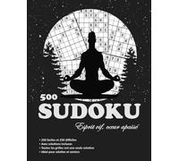 Sudoku Faciles et Difficiles pour Adultes - 500 Grilles avec Solutions: 250 Sudokus Faciles + 250 Difficiles | Grand format 21,59 x 27,94 cm | Noir et Blanc | Toutes les grilles ont une seule solution