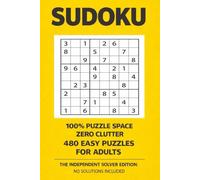 Sudoku for Adults - Easy Level: 480 Sudoku puzzles, 120 pages, no solutions, designed for relaxation, stress relief, and brain training.sudoku puzzle book, logic puzzles for adults, brain