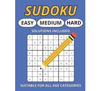 Sudoku for all Age Categories: Large Printed Sudoku Puzzles from Easy to Difficult with Solutions and Bonus Level | 8.5 x 11 Inches, 146 Pages | The Perfect Gift to Boost Your Brain Health