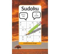Sudoku: for all ages and all difficulties, ranging from easy to very hard | 6x9 inches, 120 pages | 60 puzzles ... Gift for Vacation, Traveling and Relaxation