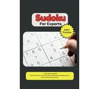 Sudoku for Experts: advanced sudoku,6x9 inch,200+ puzzles