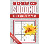 Sudoku for Seniors Medium: Memory Enhancing Extra Large Print One Puzzle Per Page With Solutions