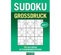 Sudoku Großdruck - Band 1: 192 Kult-Rätsel in 3 Schwierigkeitsstufen