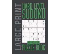 Sudoku Hard Books for Adults: 200 Large Print Sudoku Puzzles with Solutions in a Clear, Easy-to-Read Format, 2 per Page - Ideal for Seniors