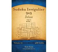 Sudoku Irrégulier 9x9 Deluxe - Difficile - Volume 22 - 468 Grilles