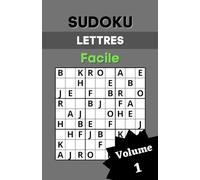 Sudoku LETTRES Facile: Volume 1