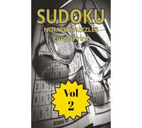 Sudoku Number Puzzles Vol 2: 50+ Large Print Sudoku Puzzles for Adults and Seniors | Easy to Hard Brain Games for Focus, Relaxation & Fun
