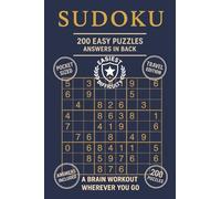 Sudoku Pocket Challenge - Easy Edition: 200 Relaxing Puzzles for Travel and Downtime | Compact 4x6 Book with Answers Included