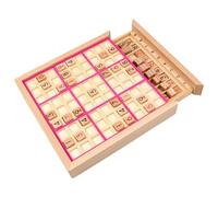 Sudoku pour Les Enfants, Puzzles Sudoku colorés avec tiroir, Jeux de société en Bois éducatifs pour la Maison, l'école, Le Voyage, Le Style 2