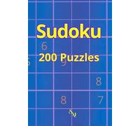 Sudoku Puzzle Book: 200 Puzzles with Solutions - Vol 1