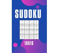 Sudoku Puzzle Book 60 Normal Difficulty Puzzles 16x16 with the solutions.