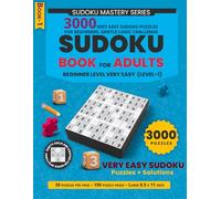 Sudoku Puzzle Book for Adults: 3000 Very Easy Sudoku Puzzles for Beginners, Level 1 - Gentle Logic Challenge, 20 Puzzles Per Page, 150 Puzzle Pages, Solutions Included, Large 8.5 x 11 Inch Format