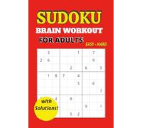 Sudoku Puzzle Book for Adults - Puzzles from Very Easy to Hard!