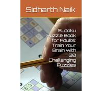 Sudoku Puzzle Book for Adults: Train Your Brain with 30 Challenging Puzzles