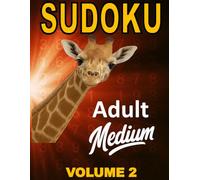 Sudoku Puzzle Book for Adults: Volume 2, Medium Difficulty, Large Puzzle Grid, Sudoku for Adults, Teens, Seniors, Brain Games, Mental Stimulation, Great gift idea