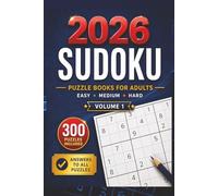 Sudoku Puzzle Books for Adults: Easy, Medium & Hard Levels - Volume 1