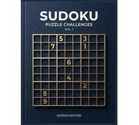 Sudoku Puzzle Challenge: 100 Medium Grids for Logic Mastery | Puzzles for Adults and Seniors Large Print Edition - 8.5 x 11 Inch Brain Training Activity Book