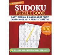 Sudoku Puzzles for Adults: A Big Book of Puzzle Challenges for Adults | Easy to Medium Brain Games, Word Search and Word-Finding Fun, Beginner-Friendly Set and an excellent gift idea.