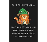 Sudoku-Rätselbuch: Lustiges Wichtelgeschenk unter 10 Euro für Frauen und Männer