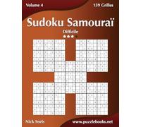 Sudoku Samouraï - Difficile - Volume 4 - 159 Grilles