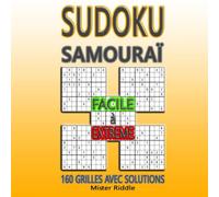 SUDOKU SAMOURAÏ - FACILE à EXTREME - 160 GRILLES