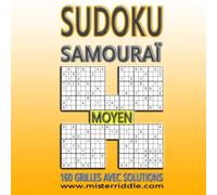 SUDOKU SAMOURAÏ - MOYEN - 160 GRILLES