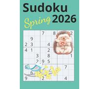 Sudoku Spring 2026: Easy to Hard 90 Puzzles and Solutions | 3 Months of Sudoku | 6x9 inches | 180 Pages... Gifts for Adults and Teens