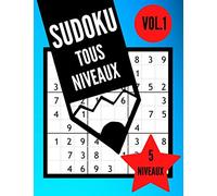 SUDOKU Tous Niveaux: Sudoku Adulte Facile - Moyen - Difficile - Diabolique - Extreme | 200 Grilles Sodoku 9x9 Avec Solutions | Enigmes et Casse-tête - ... | Sudoku Grande Taille | 21.59 x 27.94 cm.