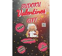 Sudoku Valentines Gift: for Seniors and Beginners | 80 Easy Large Print Sudoku Puzzles | Extra Jumbo 20+ Font | One Puzzle Per Page with Scratch Pad ... Screen-Free Logic Games for Older Adults