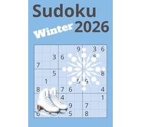 Sudoku Winter 2026: Easy to Hard 90 Puzzles and Solutions | 3 Months of Sudoku | 6x9 inches | 180 Pages... Gifts for Seniors, Adults, and Teens