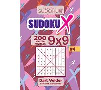 Sudoku X - 200 Master Puzzles 9x9 (Volume 4)