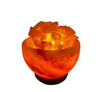 SudoreWell Bol à sel avec morceaux de sel Ø 18 cm - lampe pour maison ou sauna - bol feu