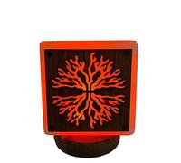 SudoreWell Salt Range Pakistan Salt Range Pakistan Lampe de sel à LED USB Rose Hauteur env. 10 cm