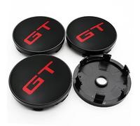 SUDORF 4 pièces Cache-moyeux 60 mm diamètre Plastique ABS pour Ford Focus KIA Optima Picanto Renault Peugeot GT Logo Accessoires de Voiture,B