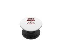 Suds Boss au Coeur drôle de Fabrication de Savon PopSockets PopGrip Adhésif