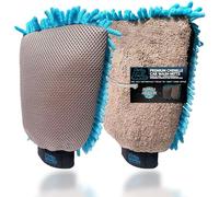 Sudz Budz® Premium Gant de Lavage Chenille Microfibre, Gants Kit Nettoyage Voiture, Lot de 2 | Microfibre Chenille, Doux, Durable et sans Rayures, Idéaux pour Le Soin Extérieur de la Voiture