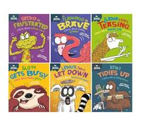 Sue Graves Behaviour Matters Series 2 Collection 6 Books Set (Gecko is Frustrated, Lemur Feels Let Down, Llama Stops Teasing, Sloth Gets Busy, Flamingo is Brave, Kiwi Tidies Up)