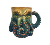 SueaLe Chope à bière pirate de grande capacité avec poignée en résine pour cappuccinos, lait, collecteur, fête sur le thème du dragon
