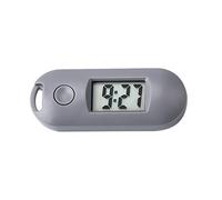 SueaLe Horloge électronique numérique silencieuse et portable pour étudiant, examen, bibliothèque, montre de poche, rétro-éclairage vert, écran LCD portable