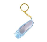 SueaLe Porte-clés inspiré des ballets avec pendentif en forme de chaussure de ballet, en alliage, pour les amateurs de danse, porte-clés fait à la main en forme de chaussure de ballet