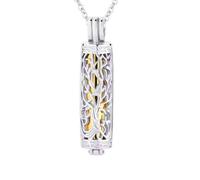 SueaLe Urne funéraire funéraire pour animal de compagnie - Bijoux pour cendres - Collier créatif pour animal de compagnie